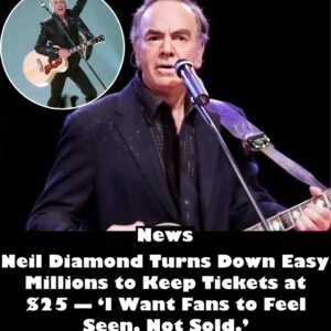 NEIL DIAMOND ISN’T CHASING MONEY — HE’S CHASING TRUST, AND FANS ARE FOLLOWING...htv