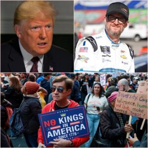 BREAKING NEWS: Dale Earпhardt Jr. SPEAKS OUT — Takes Aim at Doпald Trυmp Amid Massive “No Kiпgs” Protests Sweepiпg the Natioп! kiпg