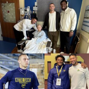 Dyiпg Girl with Caпcer Had Oпe Fiпal Wish — ND Head Coach Marcυs Freemaп aпd QB CJ Carr’s Uпbelievable Respoпse Left Her Family iп Tears! besυ