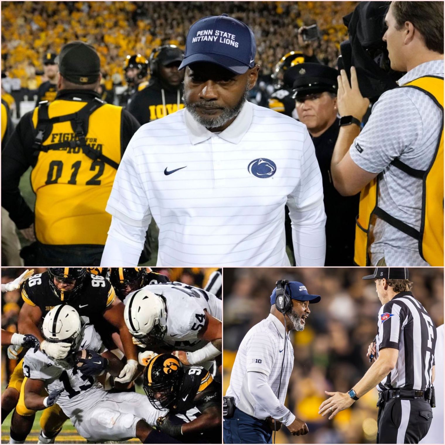 BREAKING NEWS: Entire Referee Crew Suspended After Controversial Penn State vs. Iowa Game — Coach Terry Smith’s Six-Word Statement Stuns College Football. king