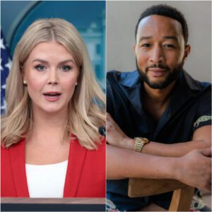 🔥 LIVE ON-AIR SHOWDOWN: JOHN LEGEND STUNS KAROLINE LEAVITT IN A MOMENT AMERICA WILL NEVER FORGET 🎤🔥 jiji