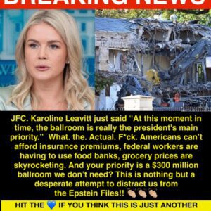 🚨 BREAKING NEWS: “THE BALLROOM IS THE PRESIDENT’S MAIN PRIORITY” — KAROLINE LEAVITT’S COMMENT SPARKS NATIONAL OUTRAGE 💥 jiji