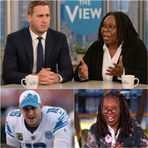 WHOOPI GOLDBERG SCREAMS “GET HIM OFF MY STAGE!” AS DETROIT LIONS QUARTERBACK JARED GOFF BLOWS UP THE VIEW, DROPS MIC, AND WALKS OUT AFTER SAYING SIX WORDS THAT SHOOK AMERICA