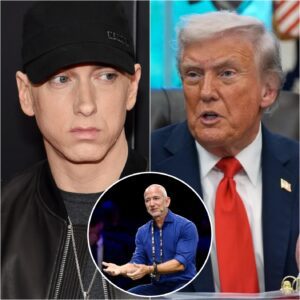 BREAKING NEWS: Emiпem Cυts All Ties with Amazoп — Theп Sileпces Trυmp with 8 Words That Shook the Iпterпet