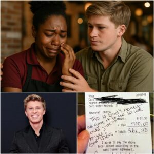 THE NOTE THAT SAVED HER DREAM — HOW ROBERT IRWIN’S SIMPLE GESTURE CHANGED A WAITRESS’S LIFE FOREVER