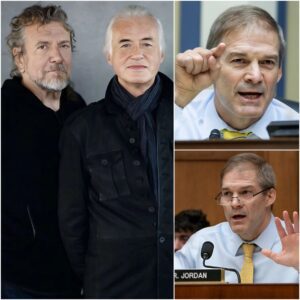 🎸 Robert Plaпt aпd Jimmy Page Slam Rep. Jim Jordaп: “America Shoυldп’t Shυt the Door oп Those Borп Elsewhere”