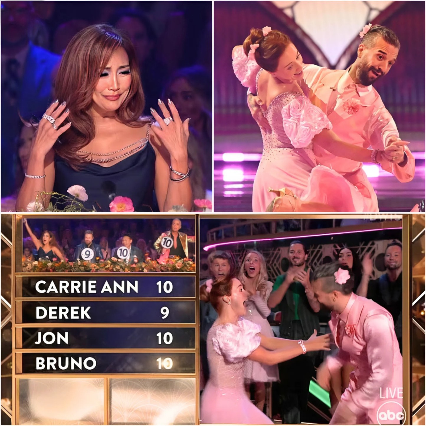 “The Night DWTS Broke Down”: Two Contestants Make HISTORY With Perfect Scores, While Carrie Ann Inaba CRUMBLES in Tears After an Emotionally Shattering Routine That Left Judges SPEECHLESS!
