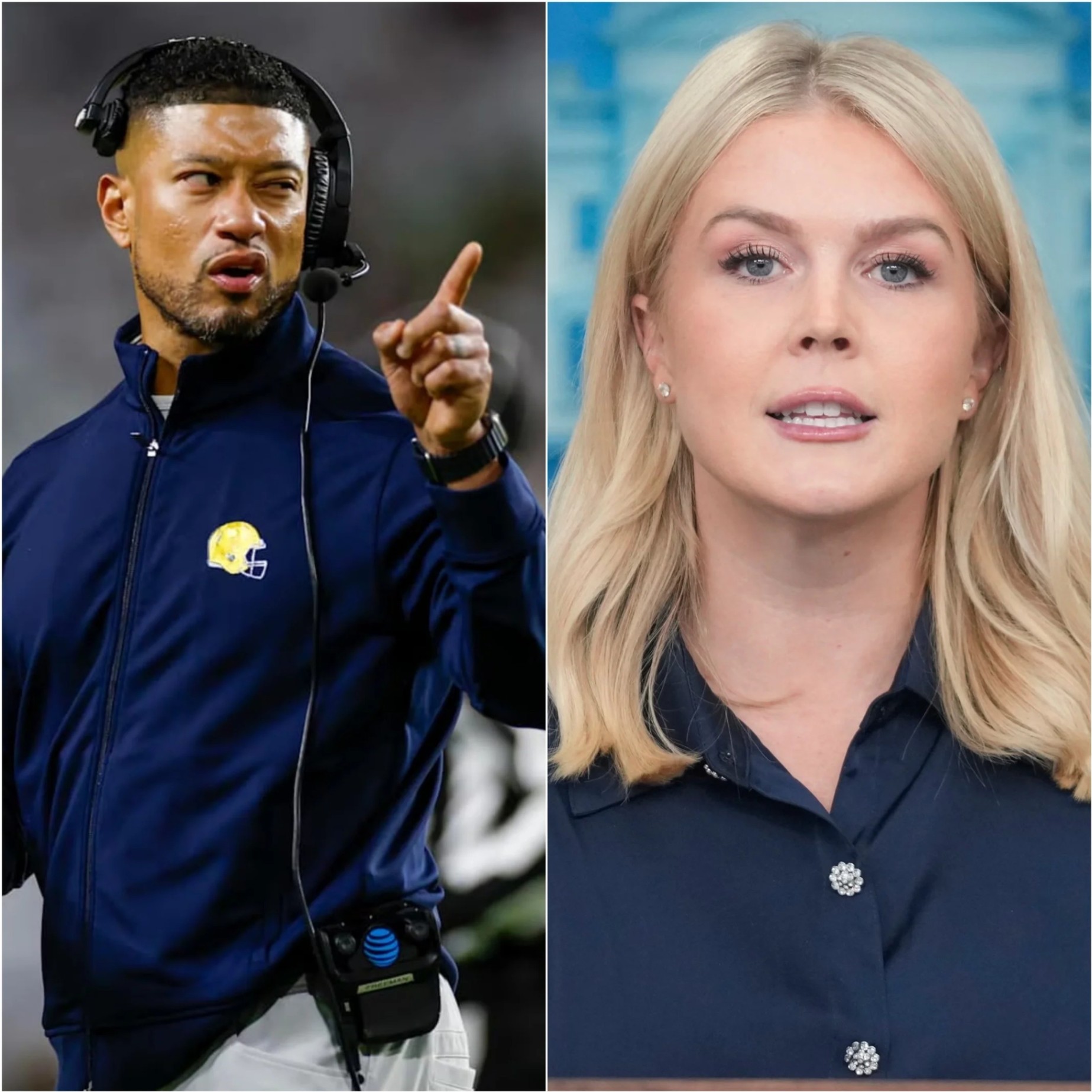 “YOU WERE BEATEN — PAY NOW!” — Marcus Freeman sues Karoline Leavitt and Network for $40 MILLION after shocking live attack. No one saw it coming – CR7