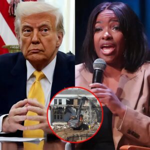 Jasmine Crockett says: "D0nald T.r.u.m.p came back to the White House like he never left and said, 'We're going to do some renovations.' jiji