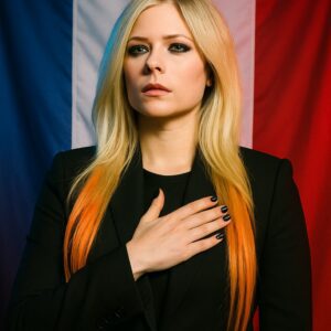 EMOTIONAL MOMENT IN PARIS: AVRIL LAVIGNE’S PERFORMANCE OF THE FRENCH NATIONAL ANTHEM BRINGS AN ENTIRE ARENA TO TEARS