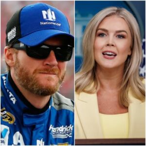 SHOCK LIVE! DALE EARNHARDT JR. CONFRONTS KAROLINE LEAVITT...htv
