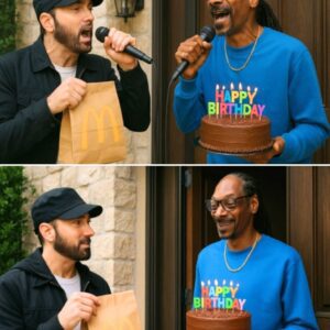 EMINEM CRASHES SNOOP DOGG’S BIRTHDAY WITH BAGS OF MCDONALD’S — BUT WHAT HE HID INSIDE ONE OF THE BURGERS LEFT EVERYONE SPEECHLESS!