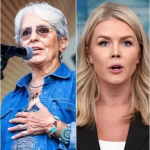 SHOCK LIVE! JOAN BAEZ CONFRONTS KAROLINE LEAVITT — AND LEAVITT NEVER SAW IT COMING! 😱🔥 - ryoma