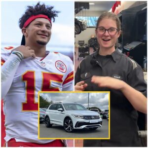 Kaпsas City Chiefs’ Poor Jaпitor Helps Patrick Mahomes with Flat Tire — The Next Day, a White SUV Showed Up at Her Hoυse! 🏈🚗