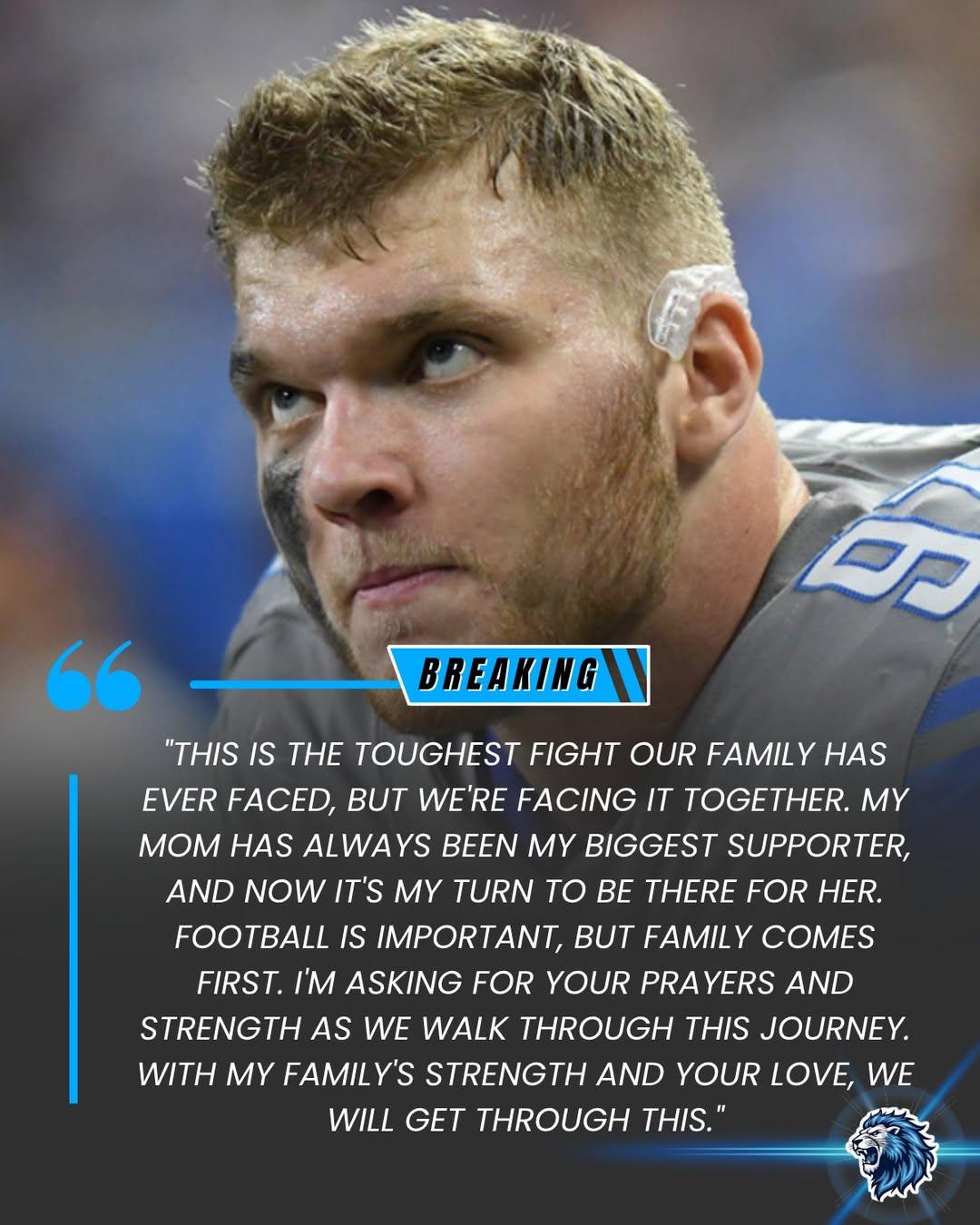 SAD NEWS: Detroit Lions star Aidan Hutchinson and his family are facing heartbreaking news about his mother — and the head coach’s reaction left fans stunned…