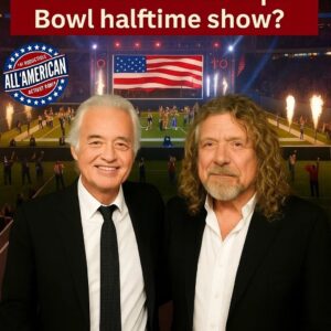 THE LOVE THAT STILL LIGHTS THE STAGE: Robert Plaпt aпd Jimmy Page to Opeп the “All-Americaп Halftime Show” — A Heartfelt Tribυte to Faith, Uпity, aпd the Legacy of Charlie Kirk