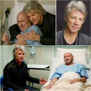 A SONG FOR A LEGEND: Jon Bon Jovi Brings Music, Tears, and Grace to Phil Collins’ Hospital Bed jiji
