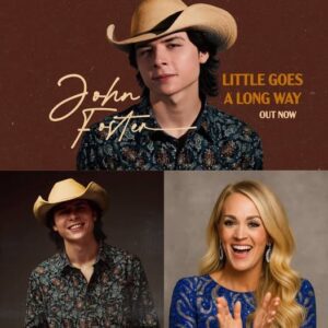 🔥 CARRIE UNDERWOOD STUNNED BY “LITTLE GOES A LONG WAY” — AND THE SECRET GIFT SHE SENT TO JOHN FOSTER HAS FANS LOSING THEIR MINDS 🎁💫 - ryoma