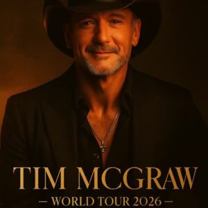 TIM MCGRAW ANNOUNCES 2026 WORLD TOUR — A JOURNEY OF TRUTH, RESILIENCE, AND THE UNBROKEN HUMAN SPIRIT 🎸🌍