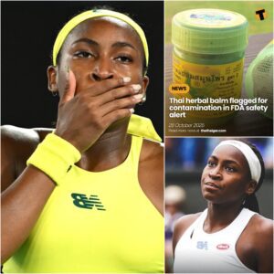 BREAKING NEWS: THAI FDA WARNS AGAINST CONTAMINATED HERBAL BALM — COCO GAUFF RESPONDS WITH HUMOR, SAYS SHE “USED IT DAILY” 🎤🧴🔥...htv
