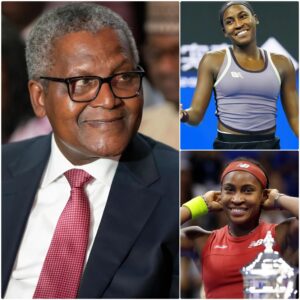 BREAKING NEWS: ALIKO DANGOTE INVITES COCO GAUFF TO $10 MILLION CHARITY EVENT — HER RESPONSE MOVES THE WORLD TO TEARS 🎾🌍❤️...htv