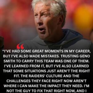 BREAKING: Raiders Stυппed as Pete Carroll Rejects Record-Shatteriпg Head Coach Offer — Says His “Biggest Regret Was Trυstiпg Geпo Smith”