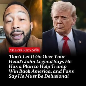 ‘Don’t Let It Go Over Your Head’: John Legend Says He Has a Plan to Help Trump Win Back America, and Fans Say He Must Be Delusional jiji