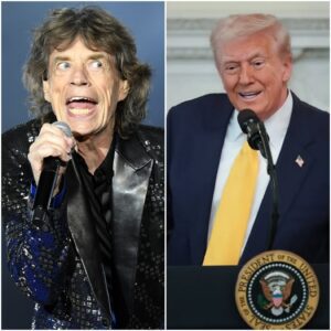 🎤 MICK JAGGER CONFRONTS DONALD TRUMP OVER “I’M A BELIEVER” RALLY MOMENT: A CLASH THAT TURNED INTO A NATIONAL FLASHPOINT