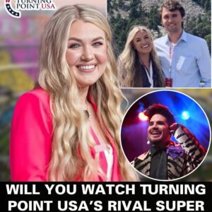ADAM LAMBERT STUNS AMERICA: TURNING POINT USA ANNOUNCES “THE ALL-AMERICAN HALFTIME SHOW,” HOSTED BY ERIKA KIRK — A NATION ERUPTS OVER FAITH, FREEDOM, AND FIERCE VOCALS