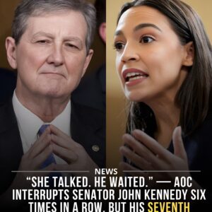 🔥 “SHE TALKED. HE WAITED.” — AOC Interrupts Senator John Kennedy Six Times in a Row, but His Seventh Sentence Freezes the Room: jiji