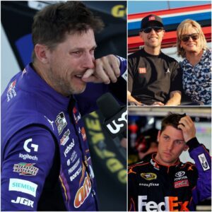 FANS EXPRESS SUPPORT AND CONCERN FOR DENNY HAMLIN AFTER PERSONAL FAMILY MESSAGE CIRCULATES ONLINE...htv