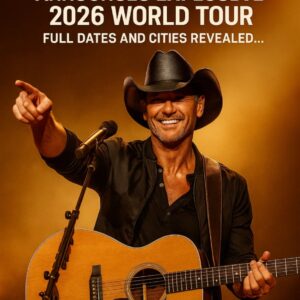 SHOCKWAVES HIT THE PLAINS: TIM MCGRAW ANNOUNCES EXPLOSIVE 2026 WORLD TOUR — A GLOBAL SPECTACLE SET TO REDEFINE LIVE PERFORMANCE ENERGY 🎤🔥
