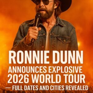 SHOCKWAVES HIT THE PLAINS: RONNIE DUNN ANNOUNCES EXPLOSIVE 2026 WORLD TOUR — A GLOBAL SPECTACLE SET TO REDEFINE LIVE PERFORMANCE ENERGY 🎤🔥