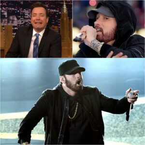 EMINEM LEAVES JIMMY FALLON IN TEARS WITH A HAUNTING, SHOW-STOPPING PERFORMANCE OF “I DON’T CARE MUCH”