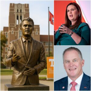 ARKANSAS CONTROVERSY ERUPTS: GOVERNOR SARAH HUCKABEE SANDERS’ CALL FOR CHARLIE KIRK STATUE DRAWS SHARP REBUKE FROM ATHLETIC DIRECTOR HUNTER YURACHEK