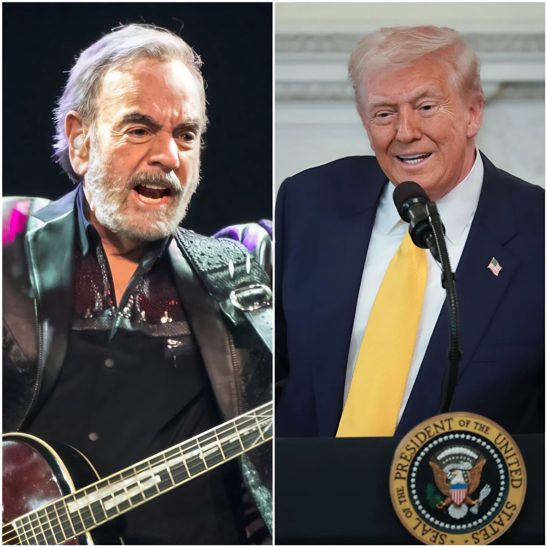 🎤 NEIL DIAMOND CONFRONTS DONALD TRUMP OVER “I’M A BELIEVER” RALLY MOMENT: A CLASH THAT TURNED INTO A NATIONAL FLASHPOINT…king