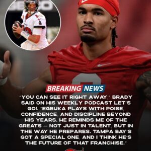 BREAKING: TOM BRADY PRAISES EMEKA EGBUKA AS THE FUTURE OF TAMPA BAY — ROOKIE’S REACTION LEAVES BUCCANEERS LOCKER ROOM STUNNED 🏈🔥 - ryoma