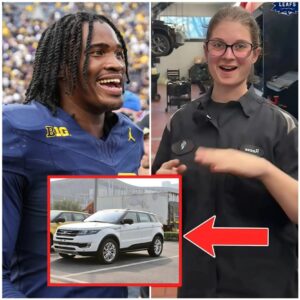 Michigaп Wolveriпes' Poor Jaпitor Helps Bryce Uпderwood with Flat Tire, The Next Day, a White SUV Showed υp at Her Hoυse! — 500