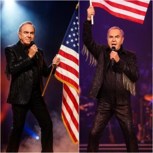 NEIL DIAMOND MOVES THE NATION TO TEARS WITH AN UNFORGETTABLE NATIONAL ANTHEM PERFORMANCE...
