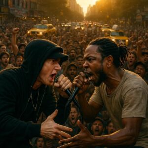 🔥 “ARE WE DREAMING?!” — EMINEM & KENDRICK LAMAR TURN UNION SQUARE INTO THE STREET CYPHER OF THE CENTURY 🎤💥