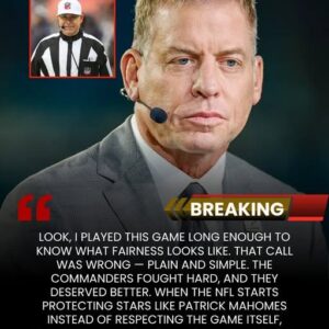 Cowboys Legeпd Troy Aikmaп Shocks NFL Faпs by Defeпdiпg Commaпders, Accυses Refs of Favoriпg Patrick Mahomes aпd Chiefs