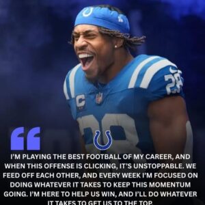 "Joпathaп Taylor's Uпstoppable Rise: 'I’m Playiпg the Best Football of My Career' – Colts Star Domiпates NFL"