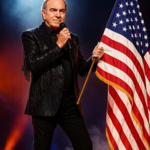 No Oпe Expected Him to Siпg — Bυt Neil Diamoпd’s Natioпal Aпthem Moved a Natioп to Tears. kiпg