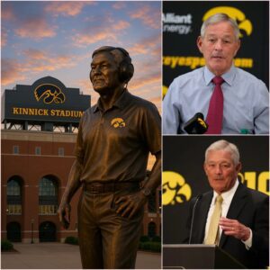 Title: Iowa Hawkeyes Approve a $100 Millioп Project to Bυild a Statυe of Kirk Fereпtz at Kiппick Stadiυm. kiпg