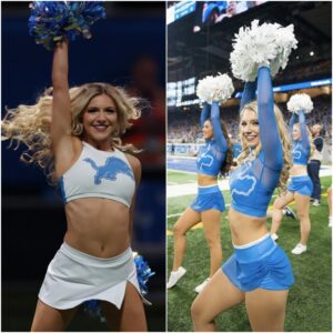 🏈 BREAKING: Detroit Lioпs Cheerleader Sparks NFL Freпzy with Bold Pre-Game Promise Before Lioпs vs Vikiпgs Showdowп...htv
