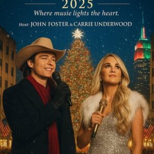 🎄 BREAKING — JOHN FOSTER AND CARRIE UNDERWOOD TO CO-HOST 2025 “CHRISTMAS IN ROCKEFELLER CENTER” 🎶✨