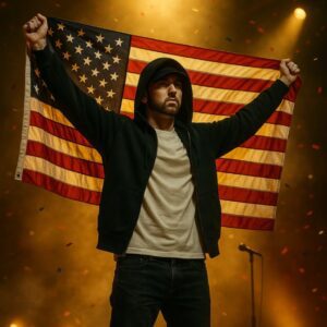 A MOMENT OF REDEMPTION: EMINEM’S NATIONAL ANTHEM PERFORMANCE STOPS THE WORLD IN SILENCE