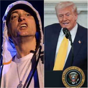 RAP VS POLITICS: EMINEM STARES DOWN DONALD TRUMP AFTER “LOSE YOURSELF” INCIDENT SHAKES AMERICA