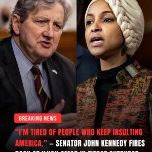 “I’M TIRED OF PEOPLE WHO KEEP INSULTING AMERICA.” JUST ONE SENTENCE FROM SENATOR JOHN KENNEDY — AND THE ENTIRE POLITICAL ARENA ERUPTED.