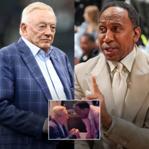 “STEPHEN A. SMITH MOCKS JERRY JONES: THE EXPLOSION INSIDE THE VIP BOX THAT SET THE COWBOYS WORLD ON FIRE!” - ryoma